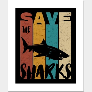 Save Sharks Posters and Art